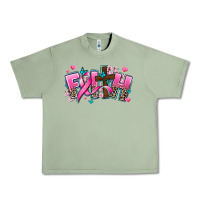 Oil Green cancer faith cross Urban Heavy Tee - AdoDesignShop