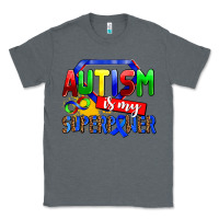 Charcoal Heather autism is my superpower Classic Tee - AdoDesignShop