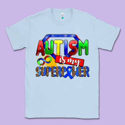 Autism Is My Superpower Classic Tee Designed By Adodesignshop