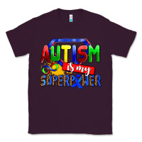 Plum autism is my superpower Classic Tee - AdoDesignShop