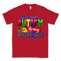 Red autism is my superpower Classic Tee - AdoDesignShop