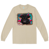 Mushroom v.d belted galloway cow Long Sleeve Tee - AdoDesignShop