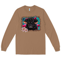 Toasted Coconut v.d belted galloway cow Long Sleeve Tee - AdoDesignShop