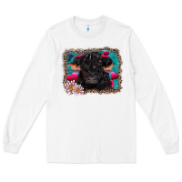 White v.d belted galloway cow Long Sleeve Tee - AdoDesignShop