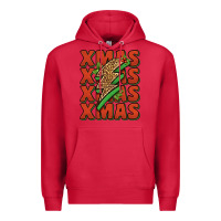 Cardinal xmas lightning bolt Premium Hoodie - Jasminsmagicworld