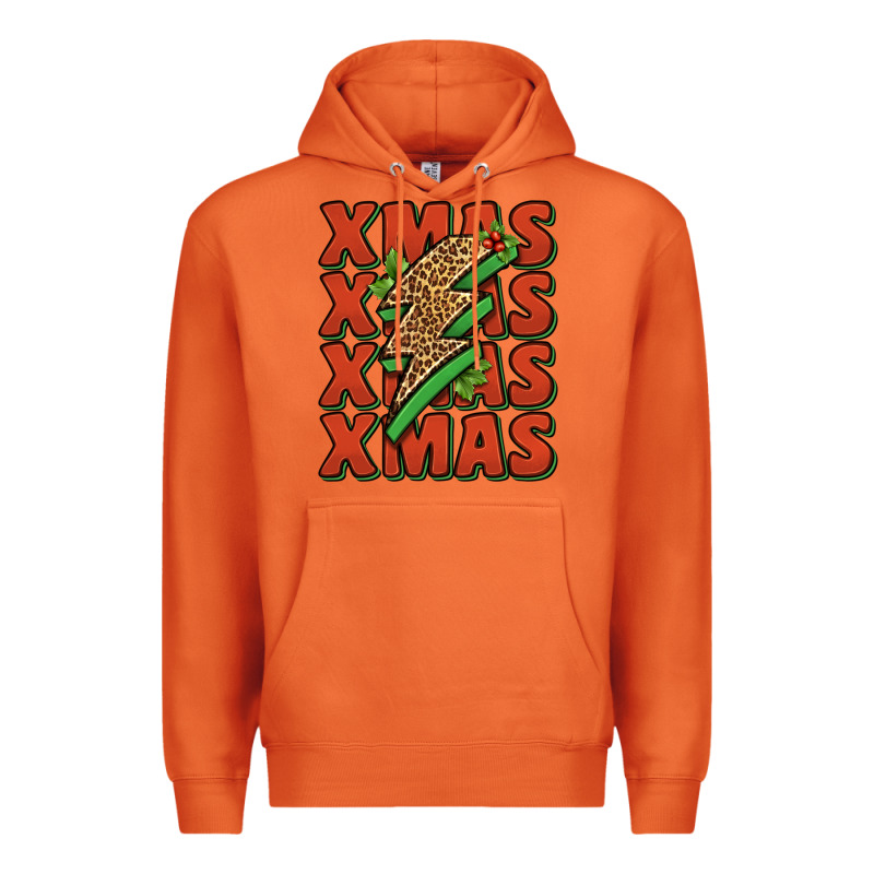 Xmas Lightning Bolt Premium Hoodie by Jasminsmagicworld | Teevron