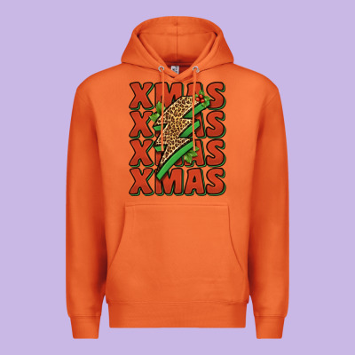 Xmas Lightning Bolt Premium Hoodie Designed By Jasminsmagicworld