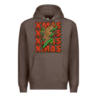 Coffee xmas lightning bolt Premium Hoodie - Jasminsmagicworld