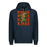 Navy xmas lightning bolt Premium Hoodie - Jasminsmagicworld