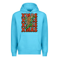 Ocean Blue xmas lightning bolt Premium Hoodie - Jasminsmagicworld