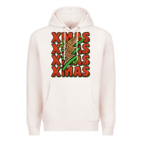 Pale Pink xmas lightning bolt Premium Hoodie - Jasminsmagicworld