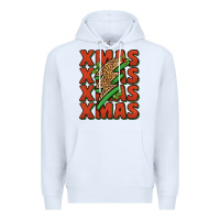 White xmas lightning bolt Premium Hoodie - Jasminsmagicworld
