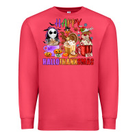 Cardinal happy hallothanksmas Premium Sweatshirt - MaliasSmallBusiness