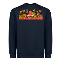 Navy watermelon libbey cup Heavyweight Sweatshirt - HRA Design Shop