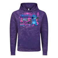 Cloud Purple touch me and i will bite you stitch Vintage Hoodie - Zillion Design Studio