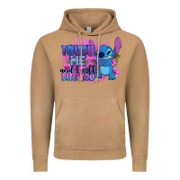 Touch Me And I Will Bite You Stitch Vintage Hoodie | Teevron