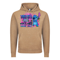 Vintage Coffee touch me and i will bite you stitch Vintage Hoodie - Zillion Design Studio