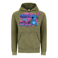 Vintage Olive touch me and i will bite you stitch Vintage Hoodie - Zillion Design Studio