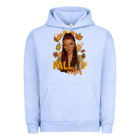 Pigment Grape Ice Fall vibes afro woman Urban Hoodie - NancyCooperArtShop