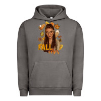 Pigment Tornado Fall vibes afro woman Urban Hoodie - NancyCooperArtShop