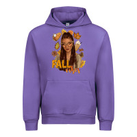 Tulip Fall vibes afro woman Urban Hoodie - NancyCooperArtShop