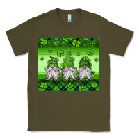 Army Green st patricks gnomes Classic Tee - Jasminsmagicworld