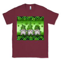 Burgundy st patricks gnomes Classic Tee - Jasminsmagicworld