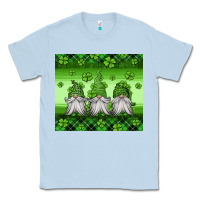 Dusty Blue st patricks gnomes Classic Tee - Jasminsmagicworld
