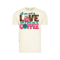 Vintage Arctic all you need is love and a good cup of coffee Vintage Tee - AdoDesignShop