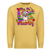 Antique Gold dia de los muertos Premium Sweatshirt - MaliasSmallBusiness