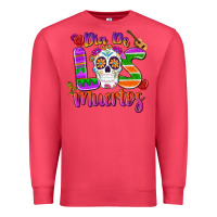 Cardinal dia de los muertos Premium Sweatshirt - MaliasSmallBusiness
