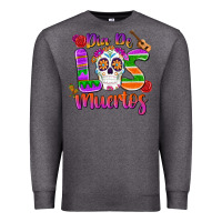 Charcoal Heather dia de los muertos Premium Sweatshirt - MaliasSmallBusiness