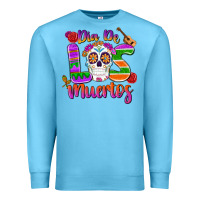 Ocean Blue dia de los muertos Premium Sweatshirt - MaliasSmallBusiness