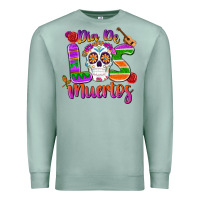 Seafoam dia de los muertos Premium Sweatshirt - MaliasSmallBusiness