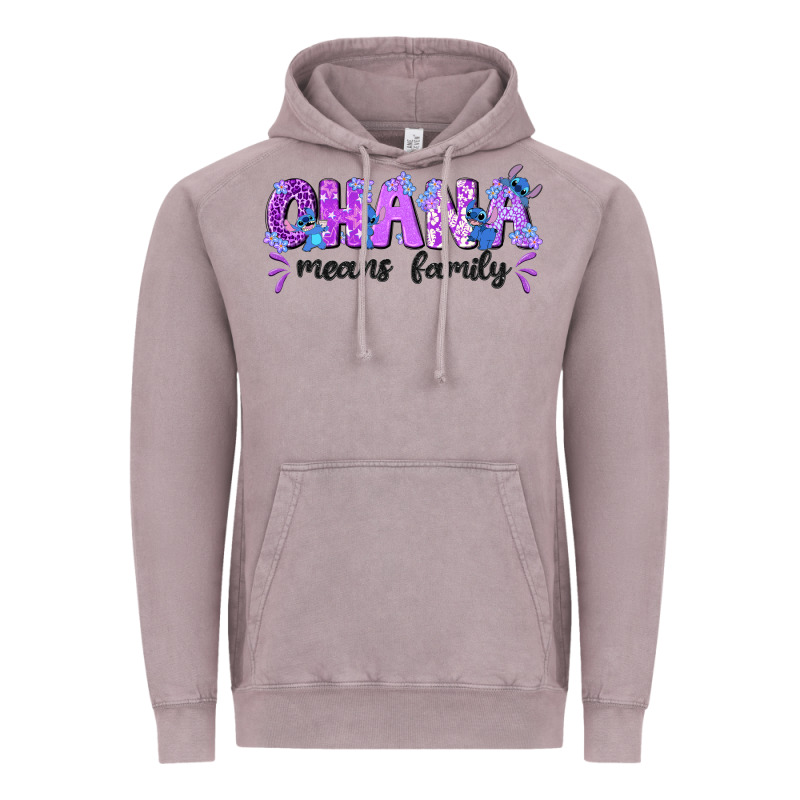 Ohana Means Family With Stitch Vintage Hoodie by texasbilliewilder | Teevron