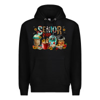 Black senior 2023 coffee cups Premium Hoodie - Jasminsmagicworld