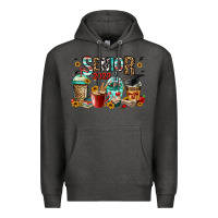 Charcoal Heather senior 2023 coffee cups Premium Hoodie - Jasminsmagicworld