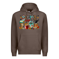 Coffee senior 2023 coffee cups Premium Hoodie - Jasminsmagicworld