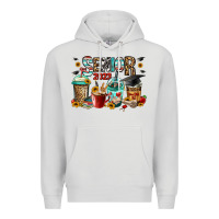 Dove Grey senior 2023 coffee cups Premium Hoodie - Jasminsmagicworld