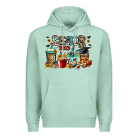 Seafoam senior 2023 coffee cups Premium Hoodie - Jasminsmagicworld
