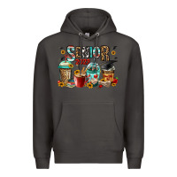 Smoke senior 2023 coffee cups Premium Hoodie - Jasminsmagicworld