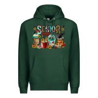 Sports Green senior 2023 coffee cups Premium Hoodie - Jasminsmagicworld