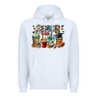 White senior 2023 coffee cups Premium Hoodie - Jasminsmagicworld