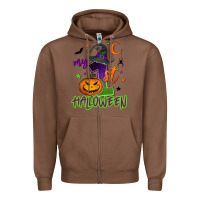 Chestnut My first Halloween Zipper Hoodie - NancyCooperArtShop