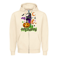 Sandshell My first Halloween Zipper Hoodie - NancyCooperArtShop
