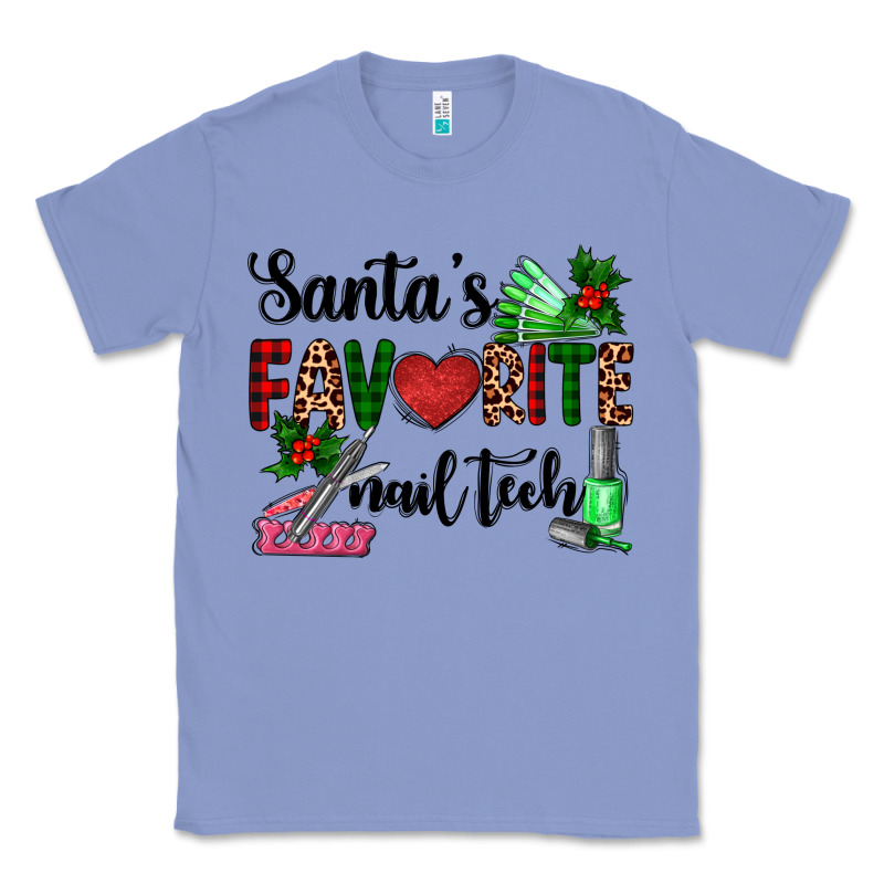 Santa's Favorite Nail Tech Classic Tee by AdoDesignShop | Teevron
