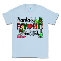 Dusty Blue santa's favorite nail tech Classic Tee - AdoDesignShop