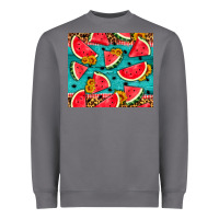 Storm watermelon and sunflowers Heavyweight Sweatshirt - HRA Design Shop