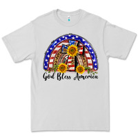 Dove Grey god bless america  rainbow Premium Tee - BarkalooDesign