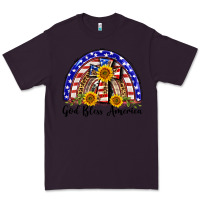 Plum god bless america  rainbow Premium Tee - BarkalooDesign